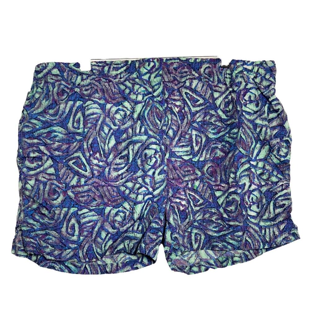 Vintage Bugle Boy Navigata Swim Trunks 80s Shorts 100% Nylon Mesh Lined Large